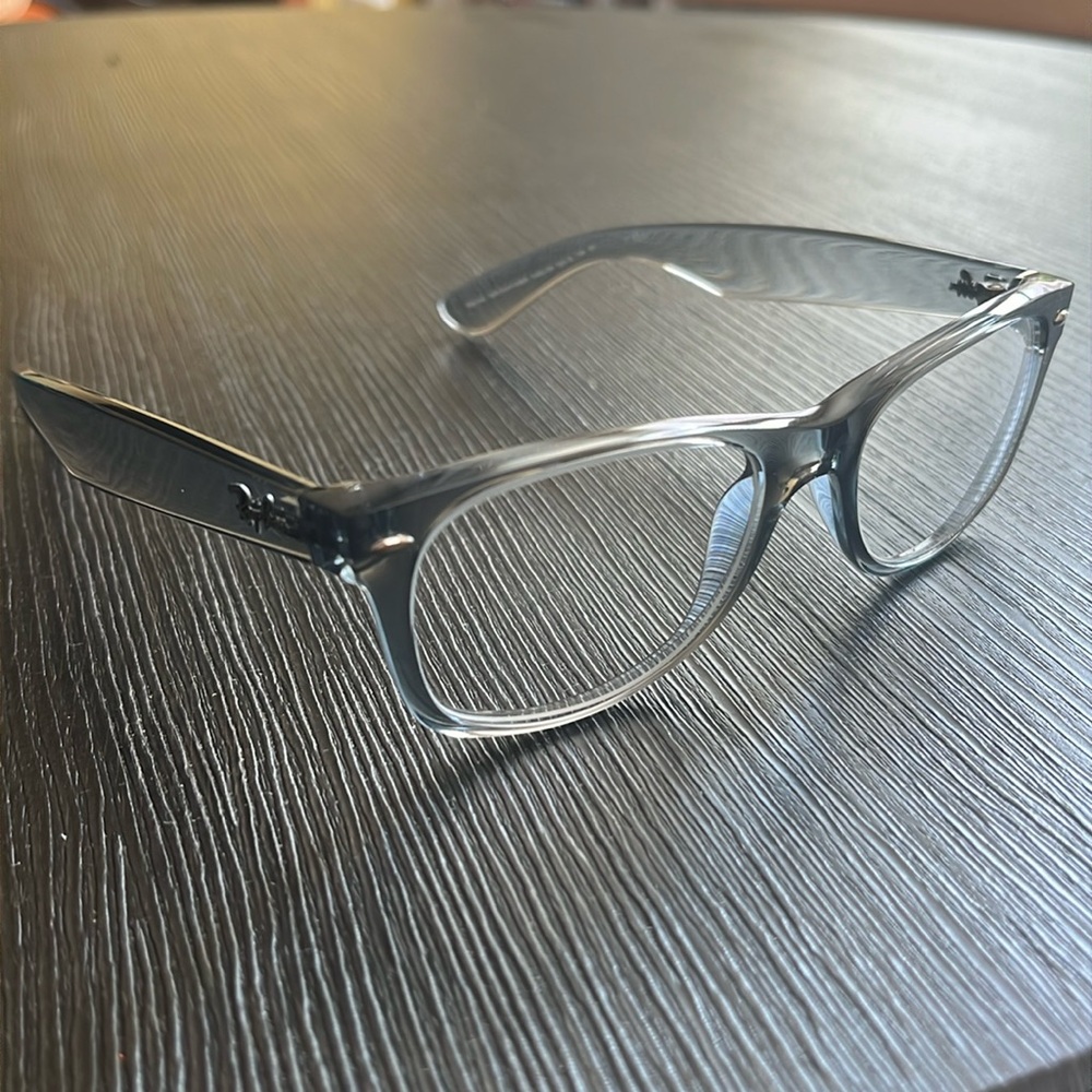 Ray Ban Transparent Grey Frames